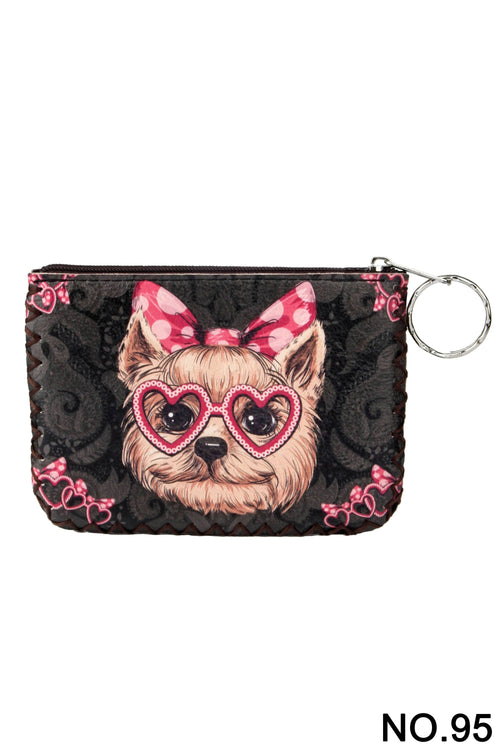 Ole - Shiz Tze Dog Printed Coin Purse HB0665 - NO.95