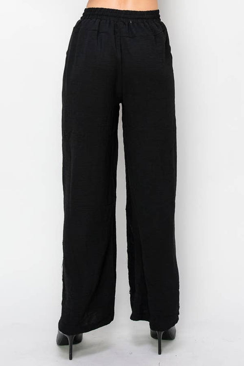 Origami Apparel ~  Lace and Crochet inspired - OLS-4703 BK