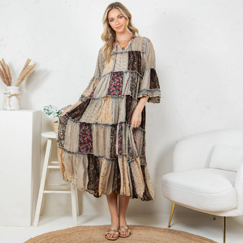 Young Threads - Timeless Long Jhabla Dress - Elegant & Chic (New Color)