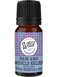 Wild Essentials - Essential Oil - 10 ml "Muscle Relief" Blend. (Pain Formula)
