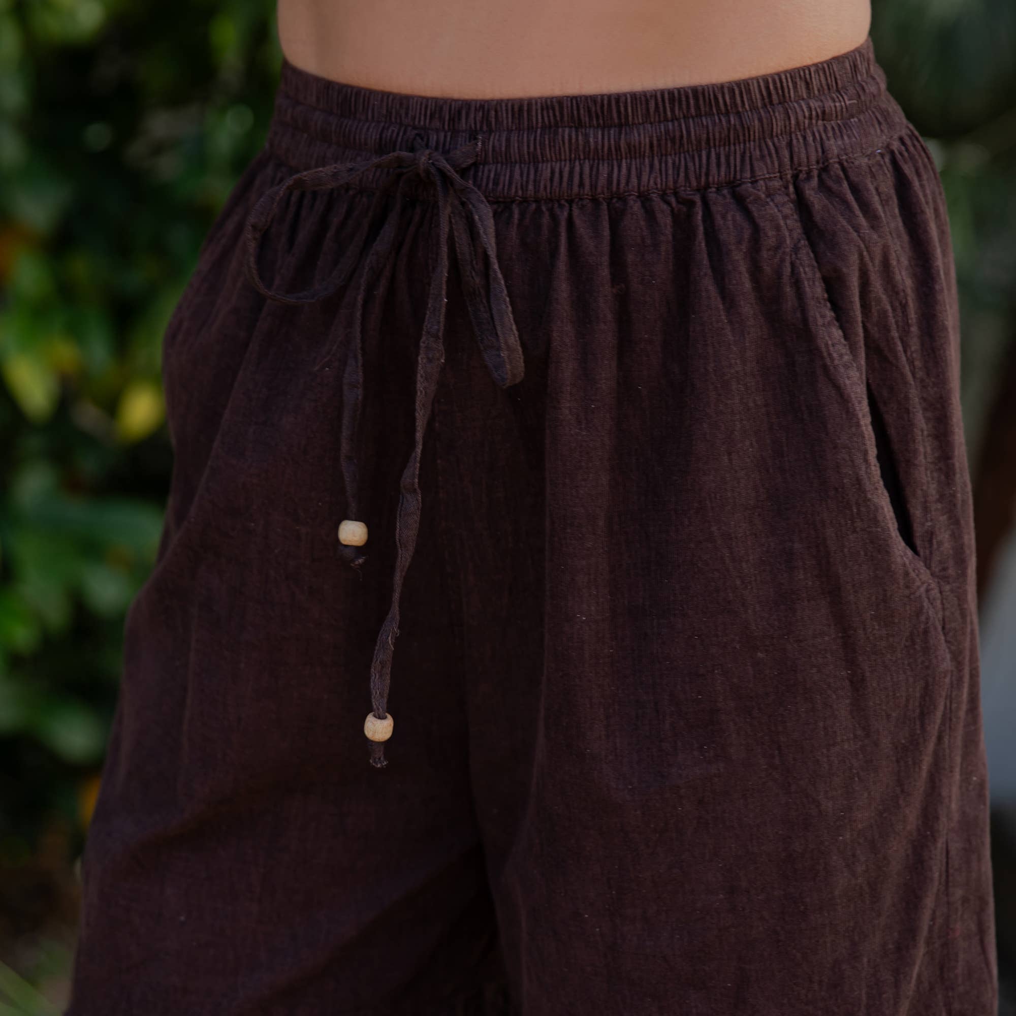 Young Threads - Boho chic Tiered Patch Inserted Denim &Knit Pants(New Color)