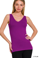 42POPS - ",,,..._ 2 Way V-neck/Scoop neck Seamless Tank