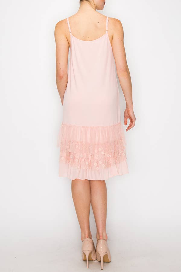 Origami Apparel ~  Lace and Crochet inspired - OLS-4672PINK