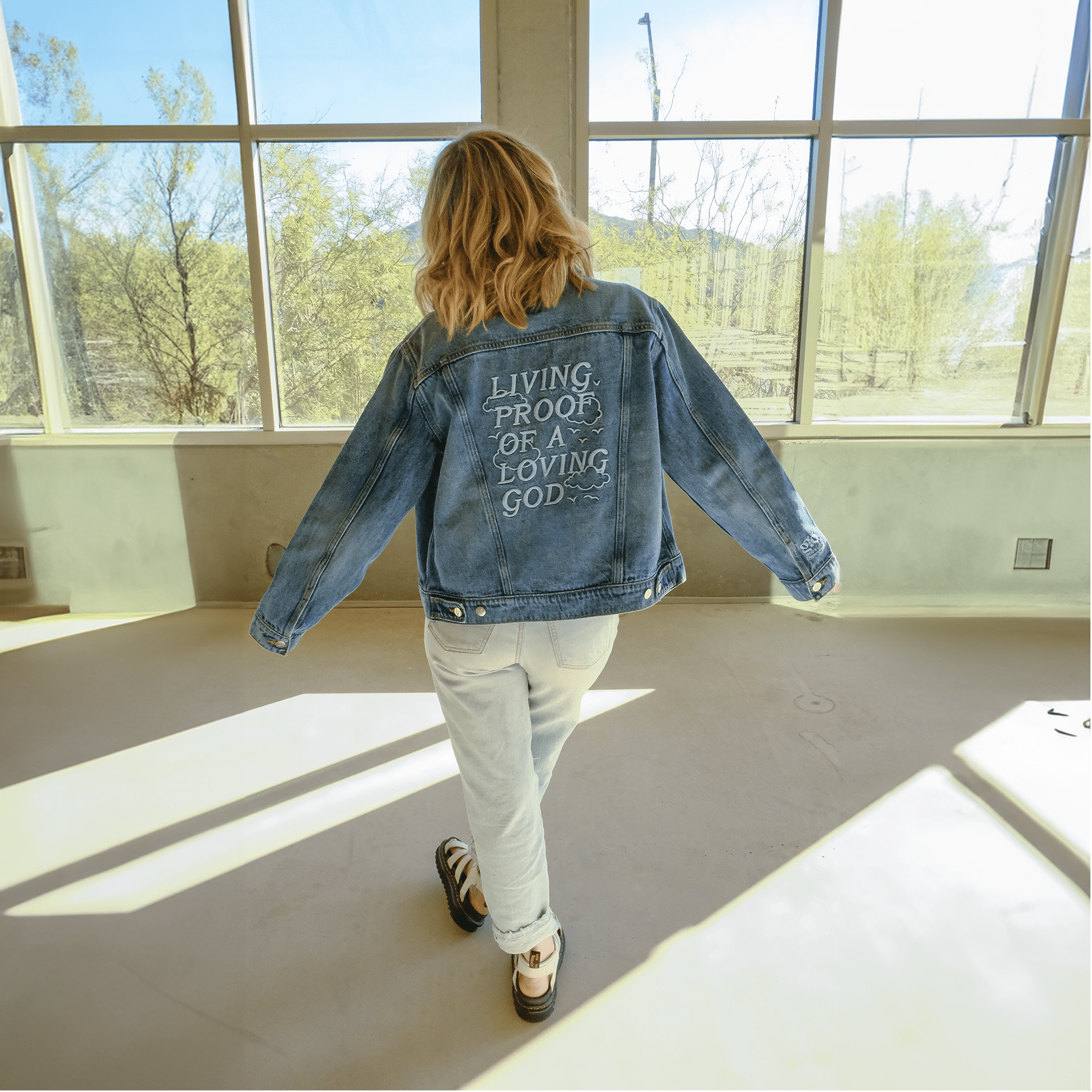 Love in Faith - Living Proof Denim Jacket