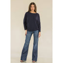 Perseption - OVERSIZE SCOOP NECK WIDE CUFF DOLMAN SWEATER