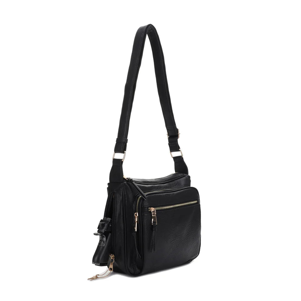 JessieJames Handbags  Brooklyn Concealed Carry Lock and Key Crossbody