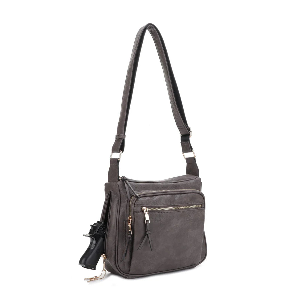 JessieJames Handbags  Brooklyn Concealed Carry Lock and Key Crossbody