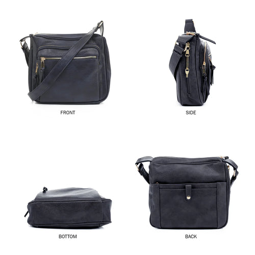 JessieJames Handbags  Brooklyn Concealed Carry Lock and Key Crossbody