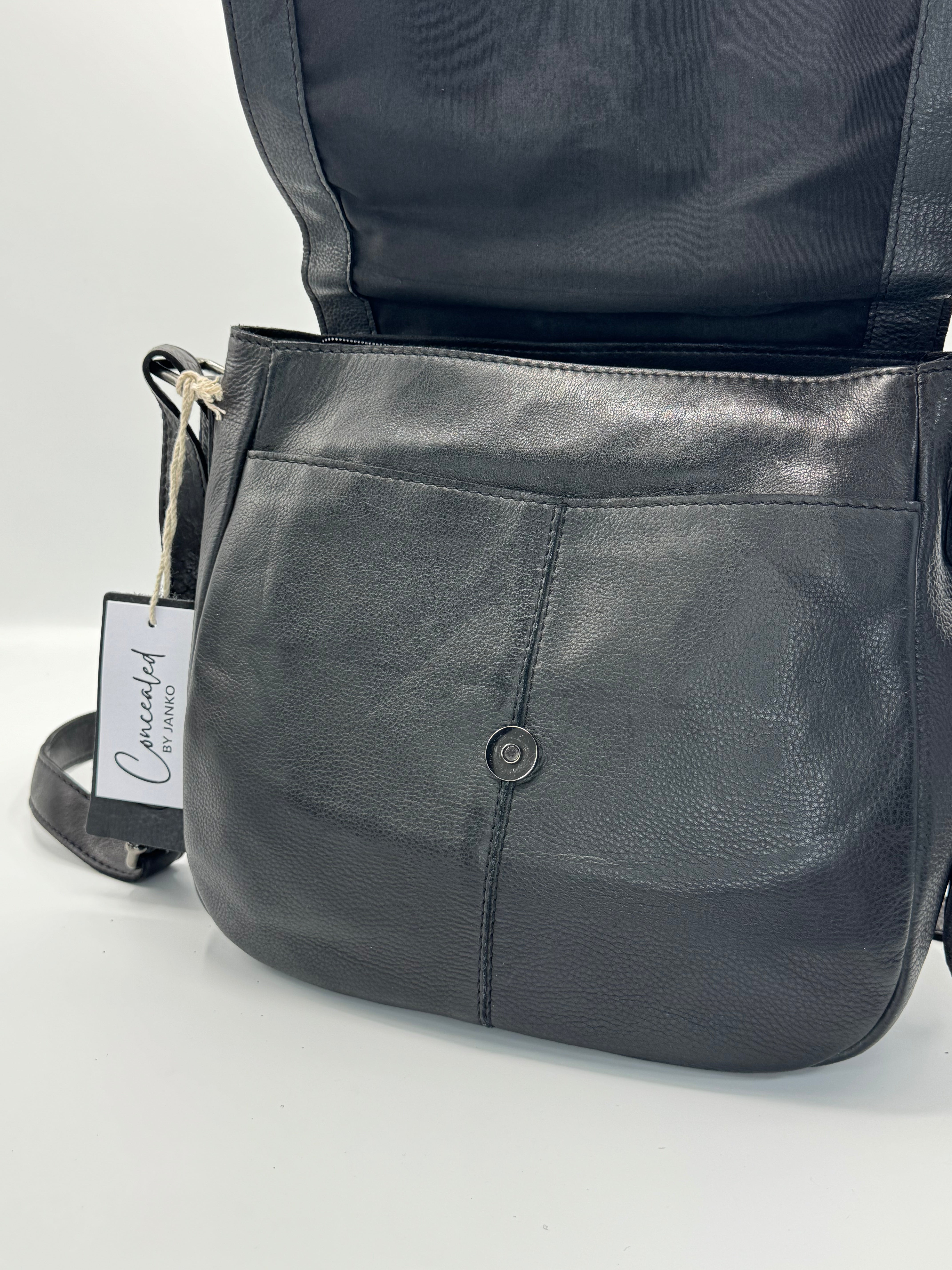 Concealed By Janko Hobo Style Flap Over Front