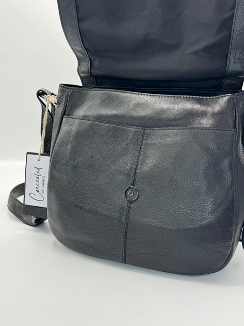 Concealed By Janko Hobo Style Flap Over Front