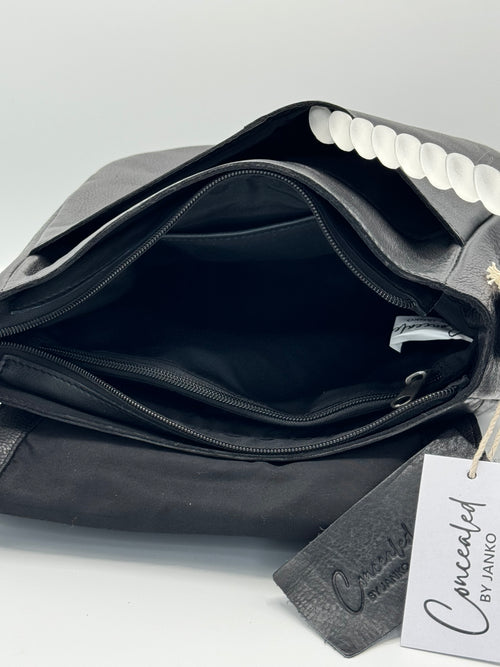 Concealed By Janko Hobo Style Flap Over Front