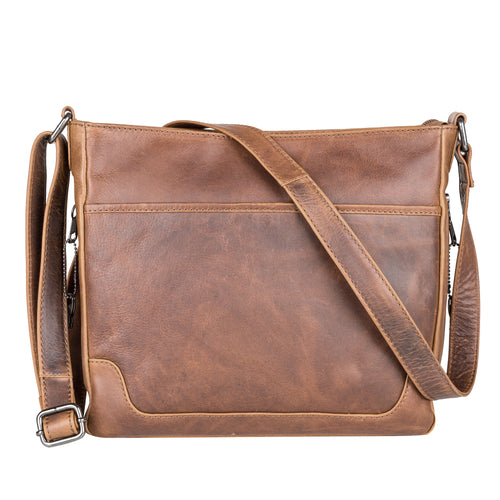 Concealed Carry Lydia Leather Crossbody by Lady Conceal