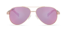 Loma Polarized Sunglasses – Rose Gold / Brown / Grey Pink Mirror