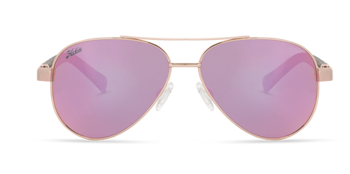 Loma Polarized Sunglasses – Rose Gold / Brown / Grey Pink Mirror