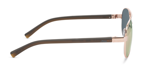 Loma Polarized Sunglasses – Rose Gold / Brown / Grey Pink Mirror