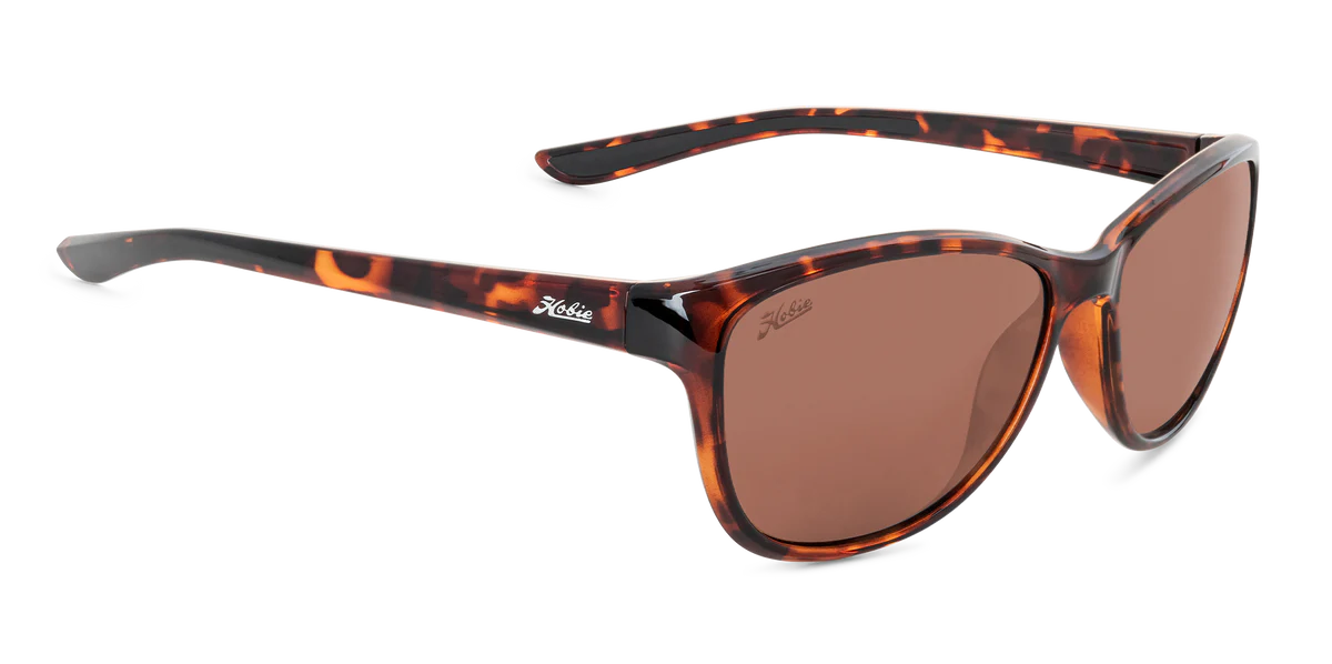 Mya Polarized Sunglasses – Shiny Tortoise / Copper with Silver Flash Mirror Lens