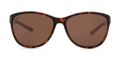Mya Polarized Sunglasses – Shiny Tortoise / Copper with Silver Flash Mirror Lens