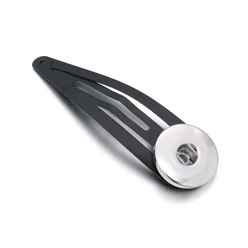 Sandy Snap Barrettes Fit 18mm Snap Button Charms