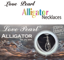Love Pearl Alligator  Necklace