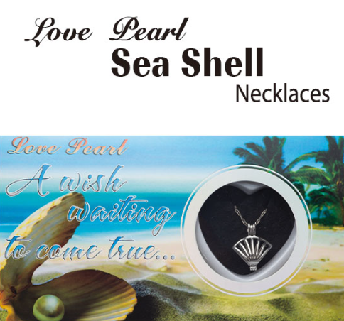 Love Pearl Sea Shell Necklace