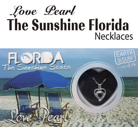 Love Pearl Sunshine Florida Necklace