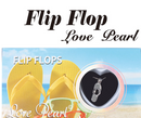 Love Pearl Flip Flop Necklace
