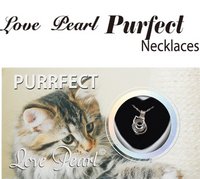 Love Pearl Cat Necklace