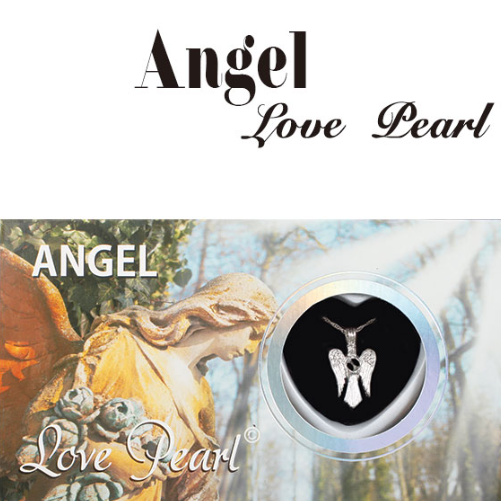 Love Pearl Angel Necklace
