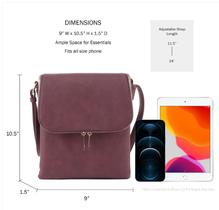 Cheyanne Concealed Carry Crossbody with Lock and Key