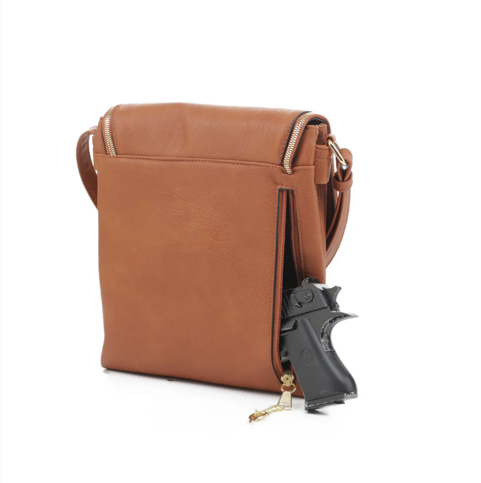 Cheyanne Concealed Carry Crossbody with Lock and Key