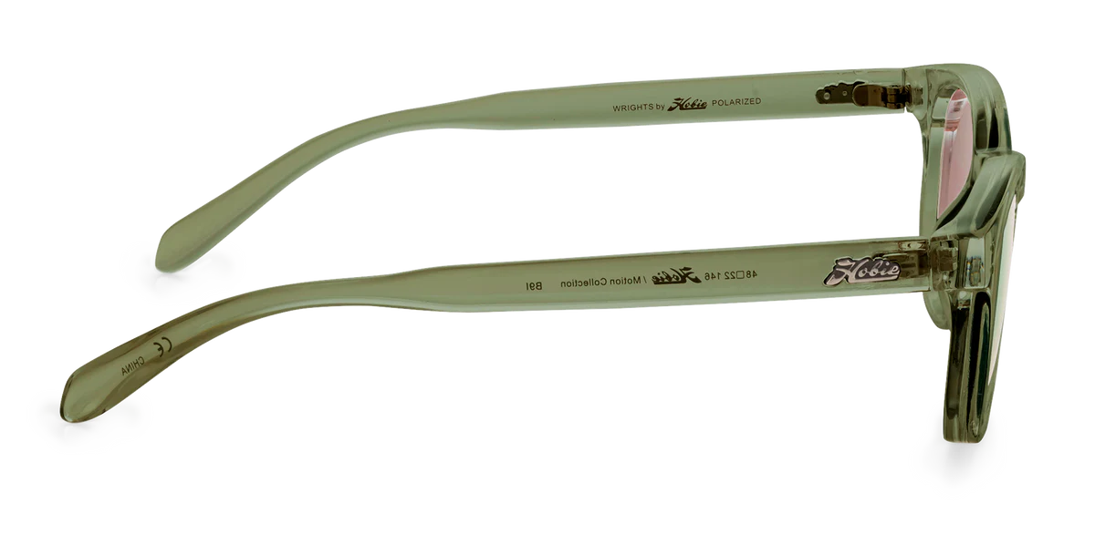 Hobie Polarized Sunglasses – Shiny Crystal Olive Copper / Grey Lens