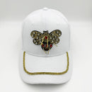 Ole - Bee Seed Bead Rhinestone Cap C0798