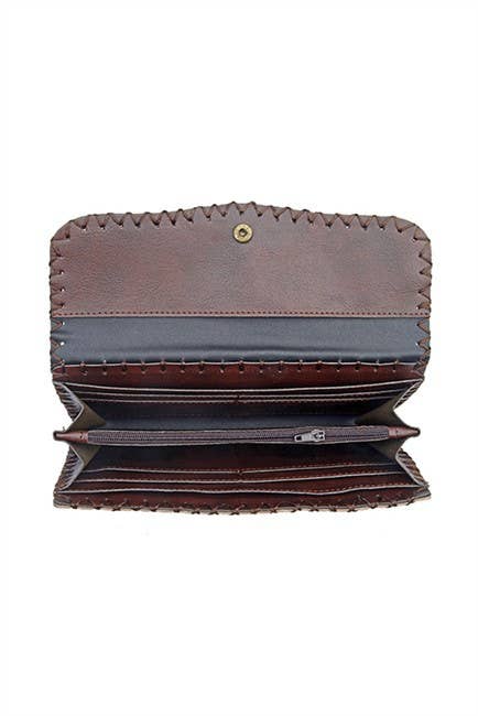 Ole - Floral Skull Printed Wallet HB0582 - NO.160