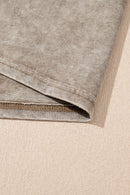 Parchment Mineral Washed Letter Graphic Top