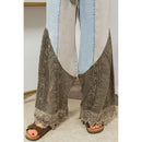 Young Threads - Wild West Lace Rhapsody Denim Lace Flare Pants