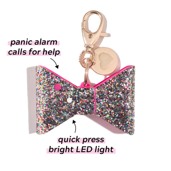 BLINGSTING - Safety Alarm | Confetti Glitter Bow