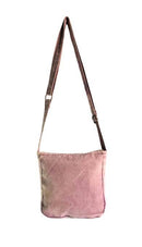 Earth Divas - Hemp, Cotton Shoulder Crossbody Bag Front Flap