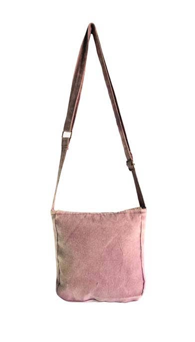 Earth Divas - Hemp, Cotton Shoulder Crossbody Bag Front Flap