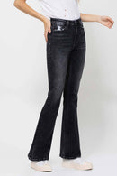 VERVET by FLYING MONKEY - HIGH RISE FLARE JEANS V2469
