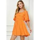 Winslow Collection - SWEET SQUARE NECK FLUTTER DRESS