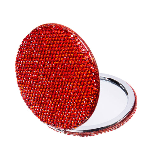 Ole - Circle Rhinestone Folding Makeup Mirror