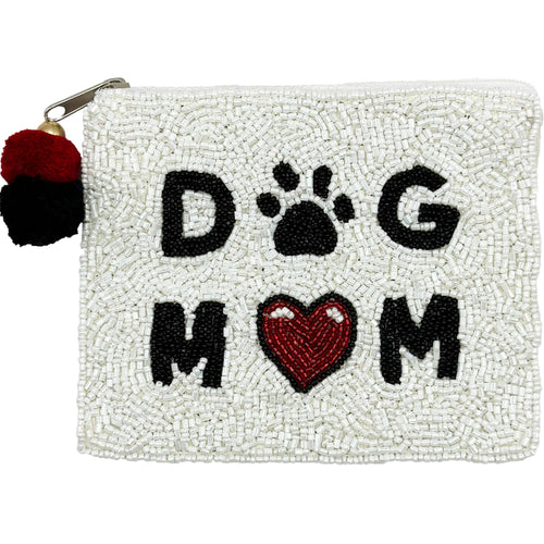 Ole - Dog Mom Beaded Coin Purse LAC-CP-1390