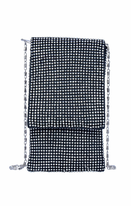 Ole - Fashion Women Rhinestone Crystal Cellphone Bags HB0632