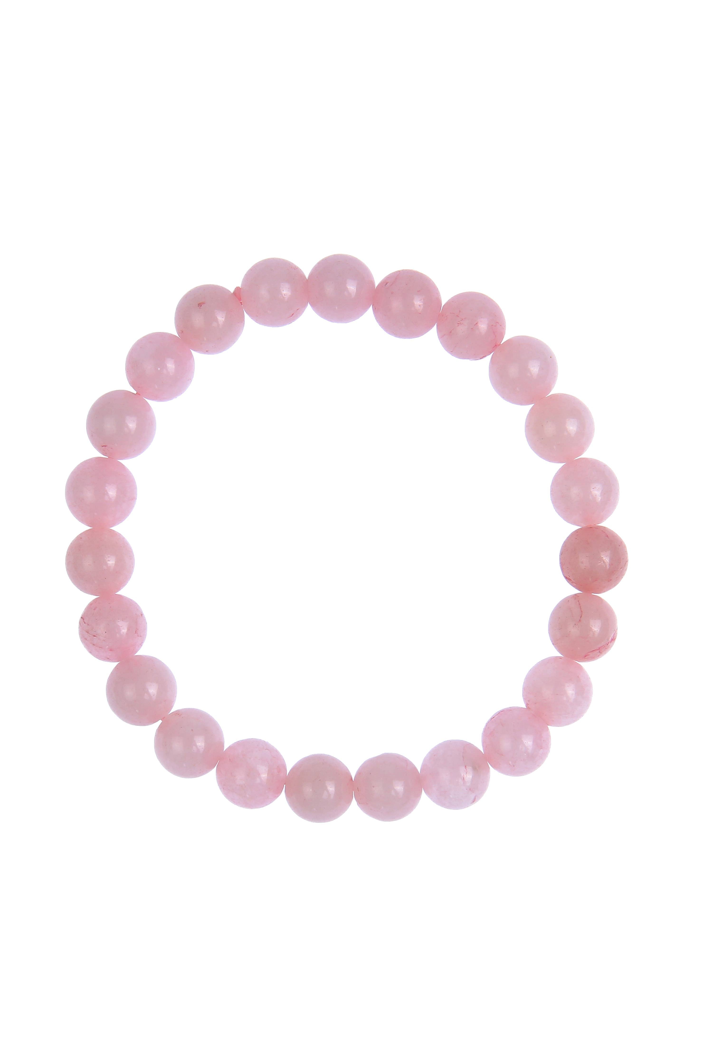 Ole - Rose Quartz Stone Bracelets B1593