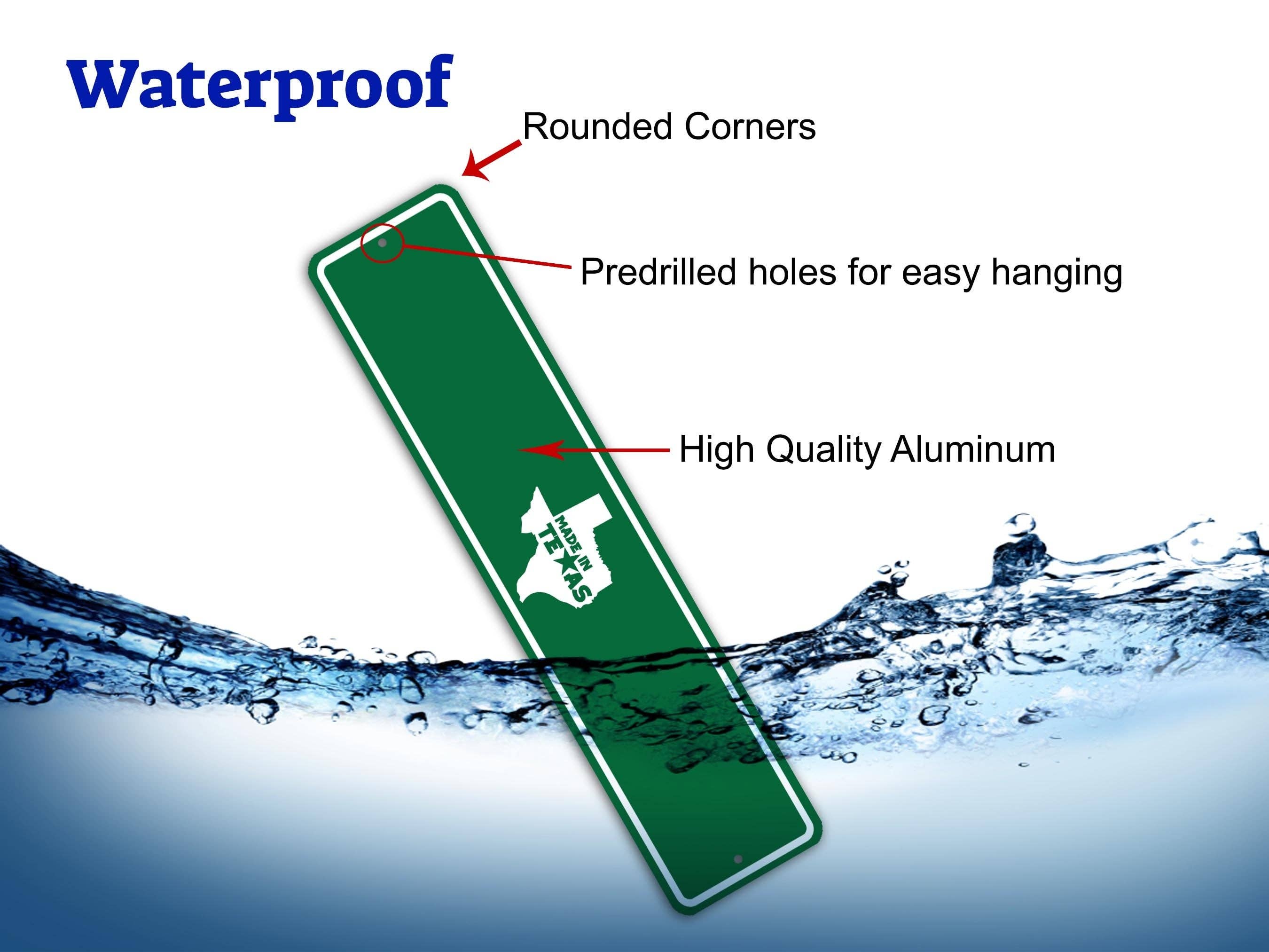 Game Time Prints - Boutique Street Sign Vintage Style