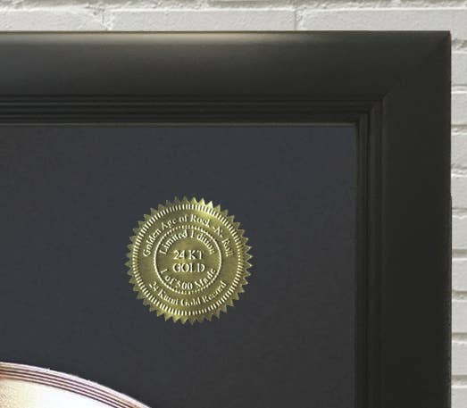 Gold Record Outlet - Steve Perry - Street Talk Gold Framed Gold LP Display