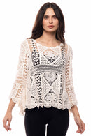 Adore - AM0709 Crochet Lace Top