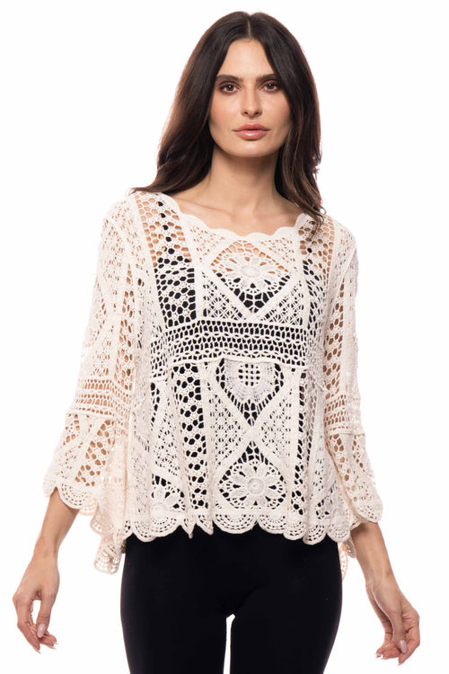 Adore - AM0709 Crochet Lace Top