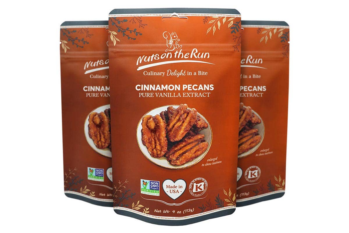 Nuts On The Run - Cinnamon Pecans