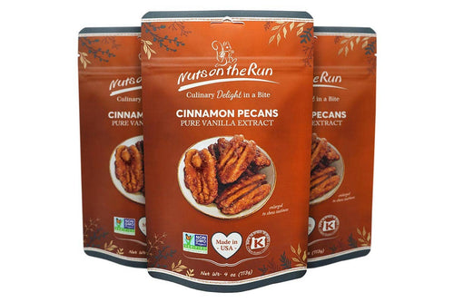 Nuts On The Run - Cinnamon Pecans
